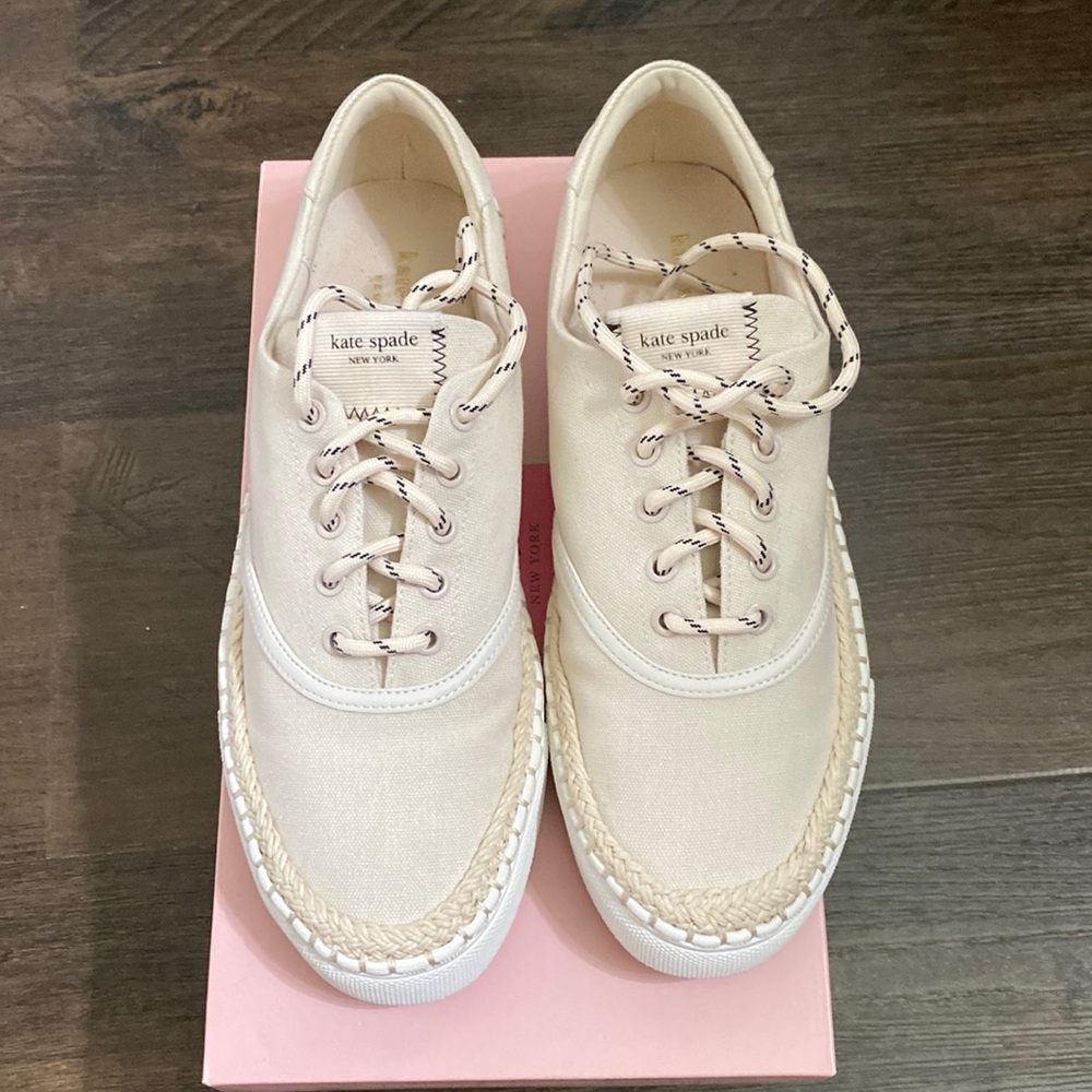 Kate Spade Boat Part Espadrille Sneakers Size 8